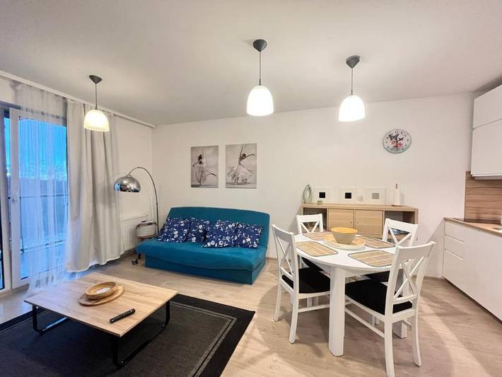 Ferienwohnung für 4 Personen, mit Balkon und Pool sowie Whirlpool und Sauna in Kolberg