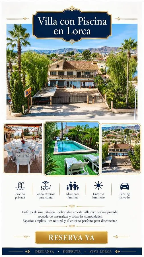 Holiday home for 22 people, with pool and garden as well as view - 1