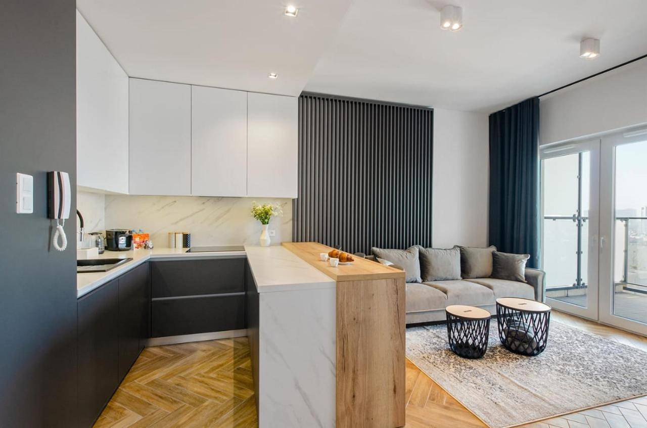 Cały apartament, Sky Home- Sunset Penthouse -Neopolis, Centrum, Klimatyzacja, Parking Dostęp na Kod in Łódź, Województwo łódzkie