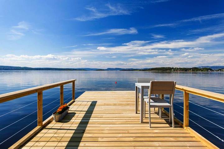 Ferienhaus für 6 Personen, mit Balkon und Terrasse sowie Garten und Ausblick in Oslo Gemeinde - 4
