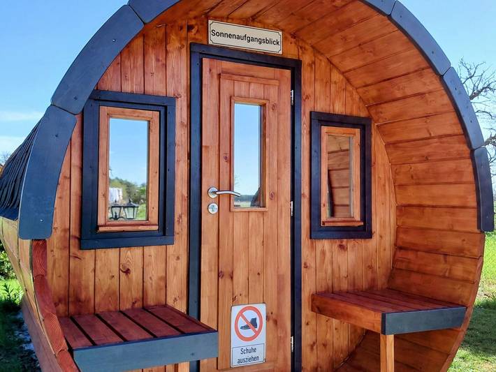 Bungalow für 3 Personen, mit Garten und Ausblick, mit Haustier