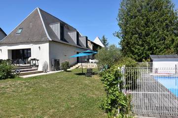 Chambre d’hôte pour 2 personnes, avec piscine et terrasse ainsi que jardin et vue à Nouzilly
