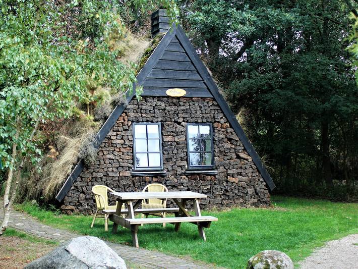 Lodge voor 4 personen, met Terras en Tuin in Drenthe