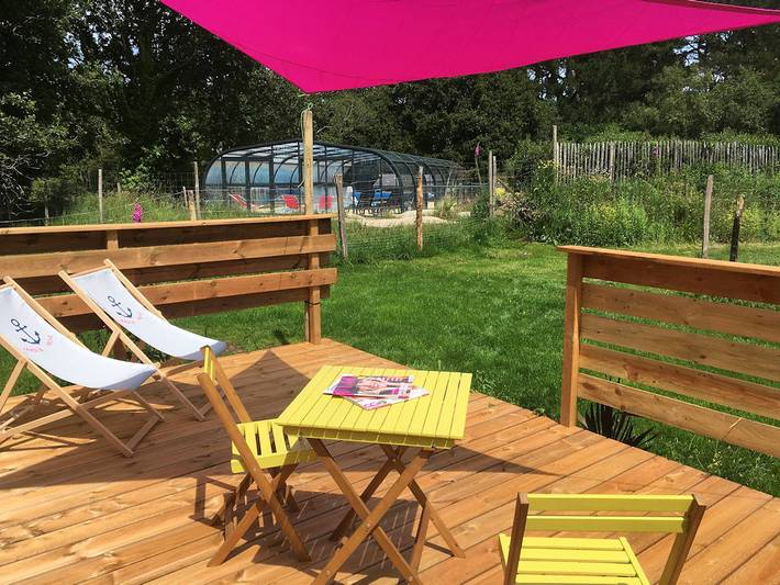 Gîte pour 2 personnes, avec jardin et piscine à Pleumeur-Bodou