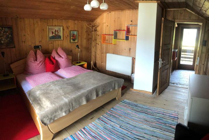 Wooden house in a central position in Stubai Alps, Haiming