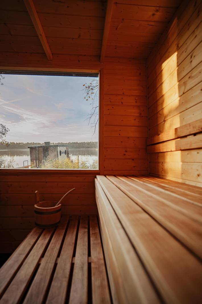 Boot für 4 Personen, mit Whirlpool und Garten sowie Sauna und Seeblick in Polen - 4