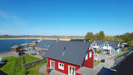 Ferienhaus für 6 Personen, mit Ausblick und Sauna sowie Pool und Garten in Gager