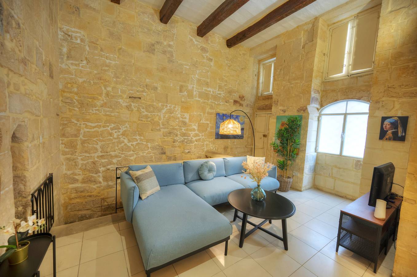 Holiday home for 8 people with terrace in Valletta, Malta Island