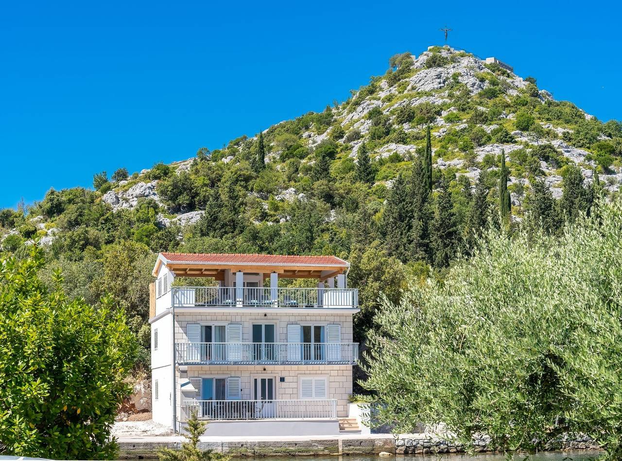 Villa für 8 Personen mit Meerblick in Rogotin, Dubrovnik-Neretva