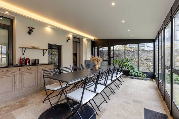 Ferienhaus für 12 Personen, mit Garten