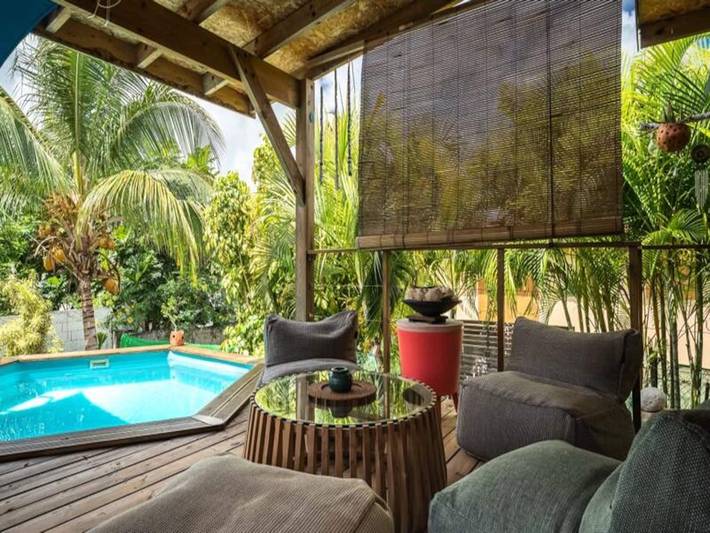 Appartement de vacances pour 4 personnes, avec jardin et piscine