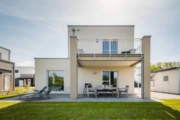 Ferienhaus für 4 Personen, mit Garten und Terrasse sowie Sauna an der Nordsee