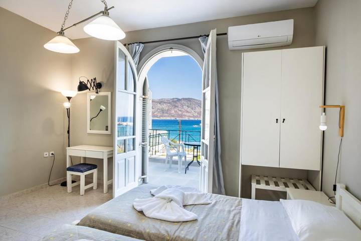 Vakantieappartement voor 3 personen, met uitzicht en terras, met huisdier op Karpathos