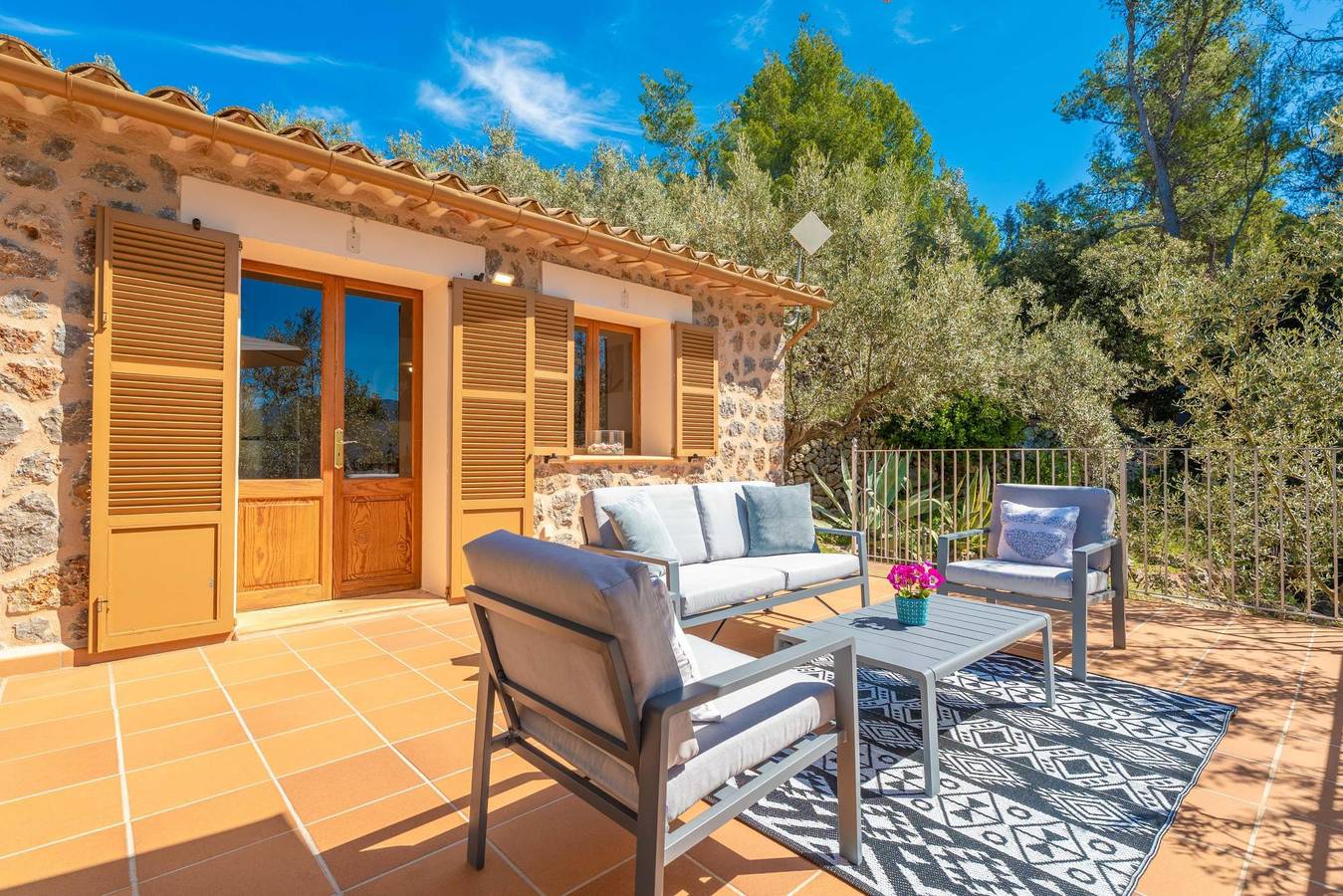 Es Coll D'En Pastor - Bonita casa de piedra con espaciosas terrazas en las montañas. Wifi Gratis in Fornalutx, Mallorca Oeste