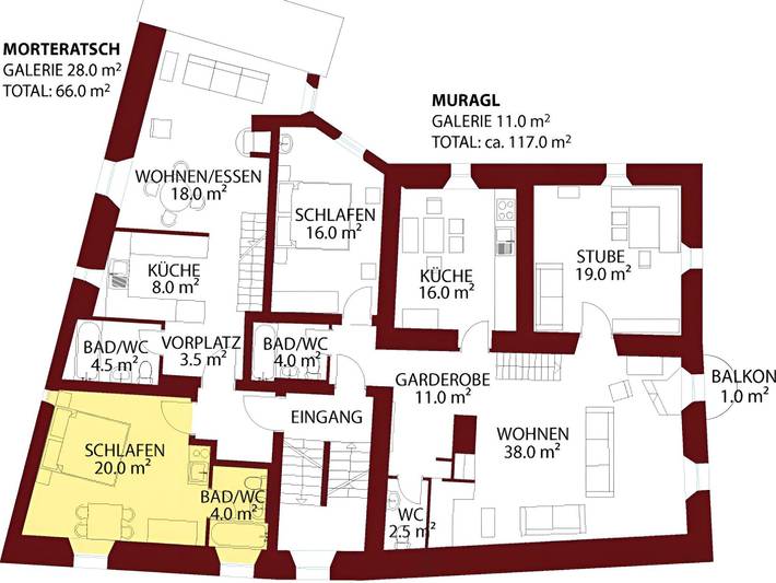 Ferienwohnung für 2 Personen in Bever - 4