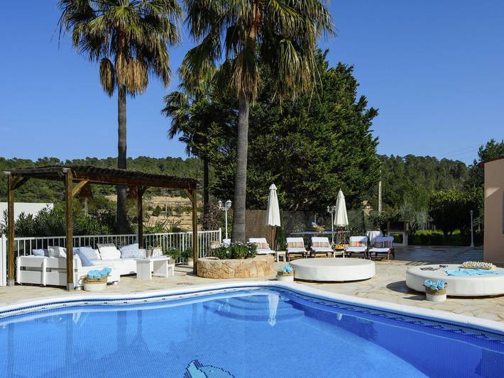Location de vacances pour 10 personnes, avec jardin dans Portinatx