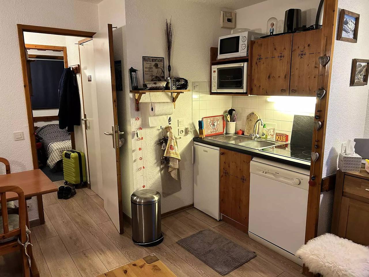 Appartement entier, Coquet T2 avec magnifique vue proche du télésiège Super Venosc in Vénosc, Les Deux Alpes