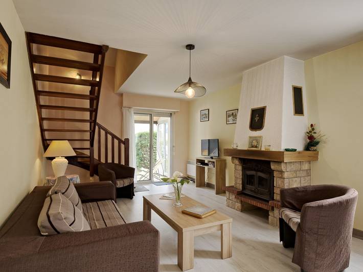 Location de vacances pour 7 personnes, avec terrasse et jardin dans Plage Kerfontaine - 4