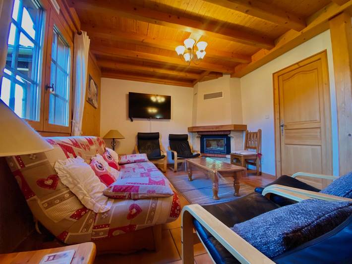 Chalet pour 9 personnes, avec balcon à Morillon