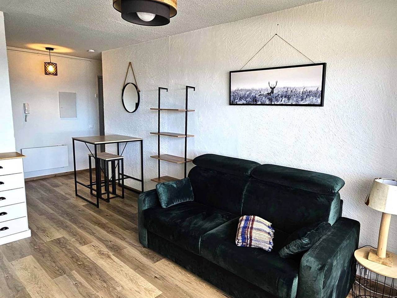 Entire studio, Studio Cabin 2 Pers - Comfort with Parking in Font-Romeu in Font-Romeu-Odeillo-Via, Prades region