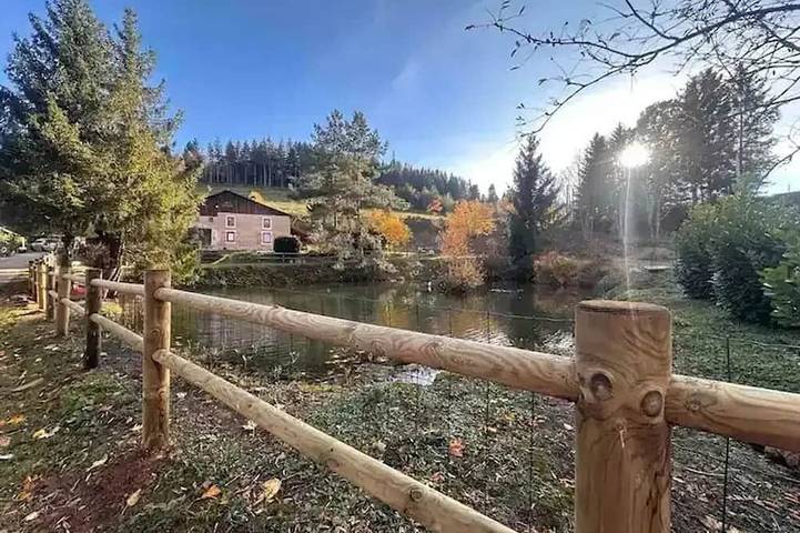 Gîte Charme et Détente à Gerbépal– Vue Sur le Lac, Sauna, Spa et Terrasse Privée in Gerbépal, Parc naturel régional des Ballons des Vosges