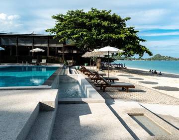 Station pour 3 personnes, avec vue ainsi que piscine et jardin à Lamai Beach