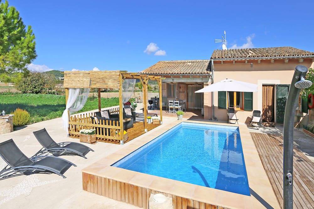 Encantadora casa de campo en zona tranquila con piscina, terraza, vistas impresionantes, internet in San Juan (Mallorca), Interior de Mallorca