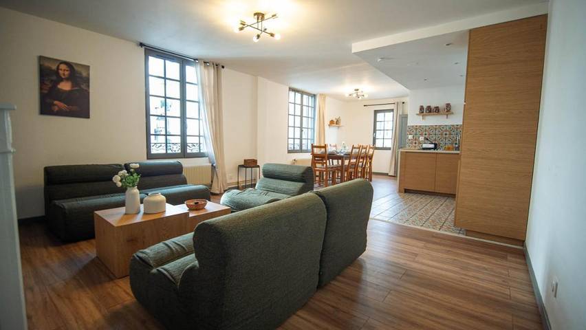 Maison de vacances pour 10 personnes, avec Balcon et Terrasse à Tours