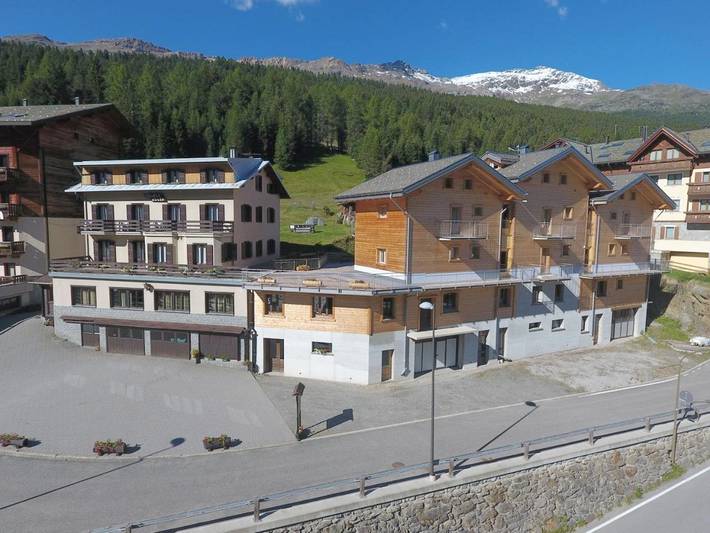 Appartamento per 2 persone, con Terrazza e Giardino nonché Panorama a Santa Caterina Valfurva