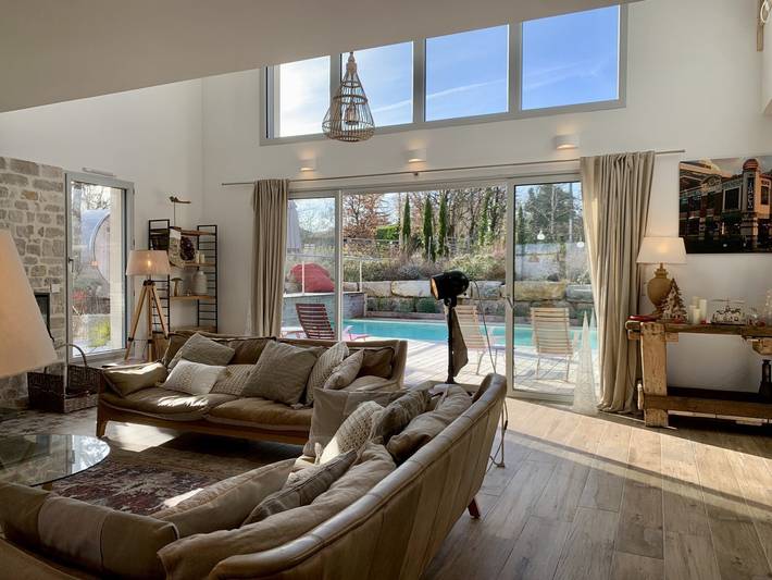 Chambre d’hôte pour 2 personnes, avec jacuzzi et sauna ainsi que piscine et jardin, animaux acceptés dans le Lot - 4