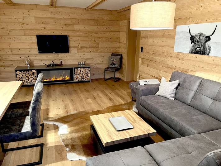 Ferienwohnung für 5 Personen, mit Garten und Balkon, mit Haustier in Schoppernau