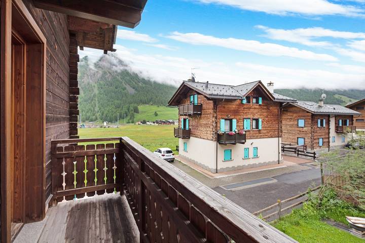 Hütte für 4 Personen, mit Seeblick und Garten sowie Balkon in Livigno (Stadt)