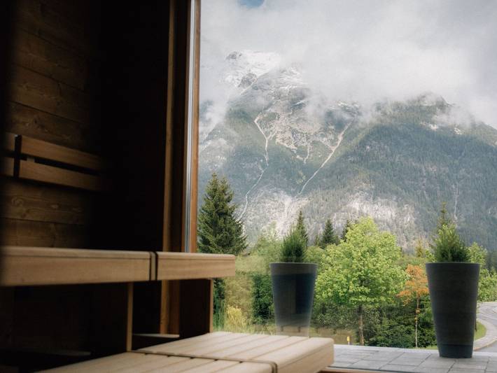 Ferienhaus für 6 Personen, mit Sauna und Garten sowie Balkon in Leutaschklamm - 2