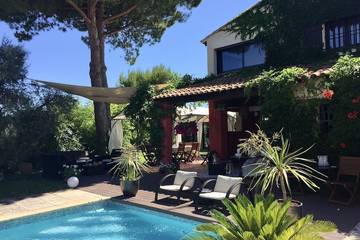 Gîte pour 8 personnes, avec terrasse et jardin à Pignan