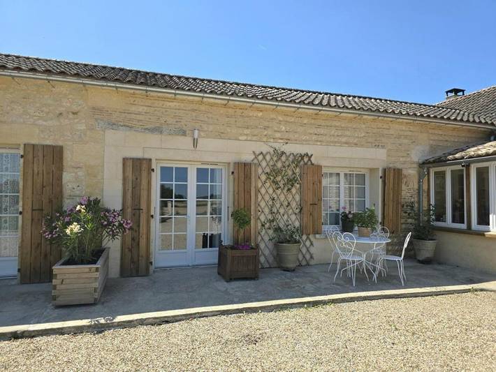 Location de vacances pour 2 personnes, avec jardin ainsi que terrasse et piscine à Lamonzie-Saint-Martin - 2