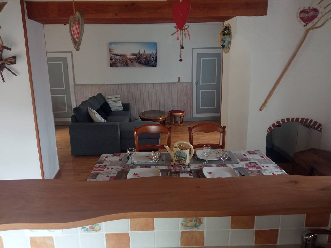 Ferienhaus 'Le Chavannaclub' mit Bergblick, privater Terrasse und Wi-Fi in Allevard, Isère
