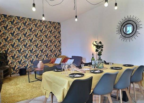 Gîte pour 8 personnes, avec jardin et terrasse