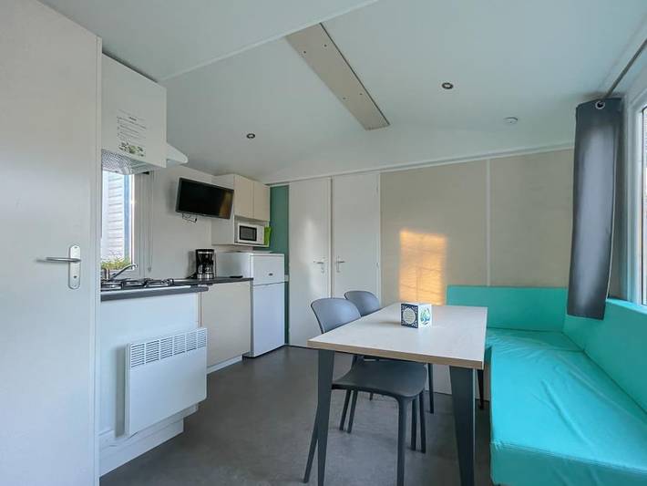 Camping Le Welcome - Mobilheim 6 personen - Mh 2Ch Premium - Integrierte Terrasse in Mesquer, Côte d'Amour