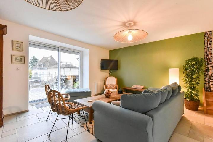 Appartement de vacances pour 4 personnes, avec terrasse et jardin