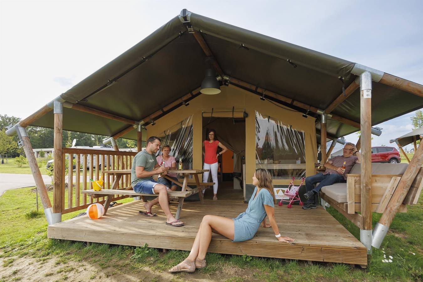 Glamping Zelt ohne Bad - 4 Pers. (groß) in Prenzlau, Uckermark