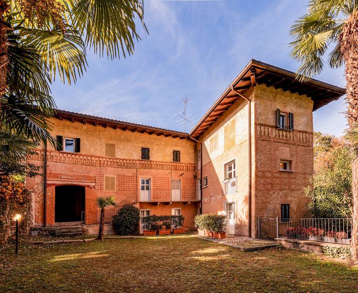 Ferienwohnung für 4 Personen, mit Garten und Ausblick sowie Seeblick