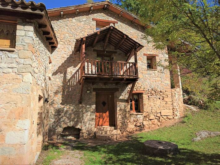 Casa rural para 12 personas, con Balcón y Terraza además de Jardín y Piscina en Port del Comte