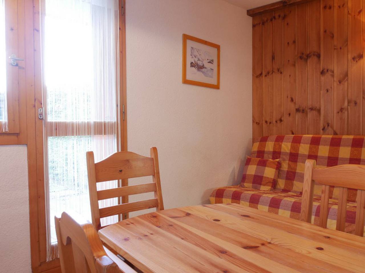 Estudio entero, Estudio renovado para 2 personas con terraza, a 2 min de pistas, Montchavin La Plagne in La Plagne, Bellentre