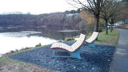 Ferienhaus für 4 Personen, mit Terrasse und Ausblick sowie Garten in Biersdorf am See