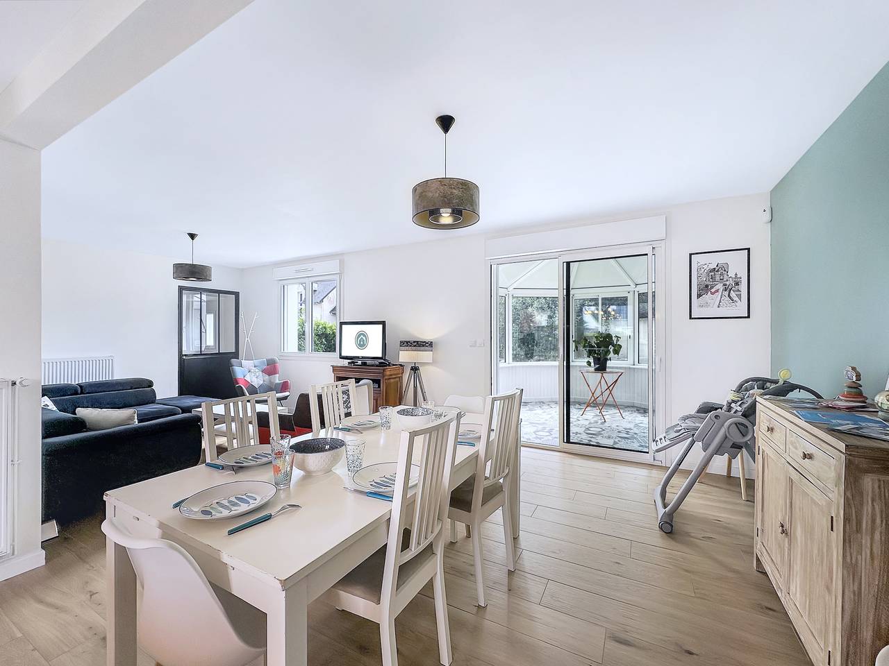 Jolie demeure, véranda et jardin pour 6 personnes in Plougastel-Daoulas, Brest und Umgebung