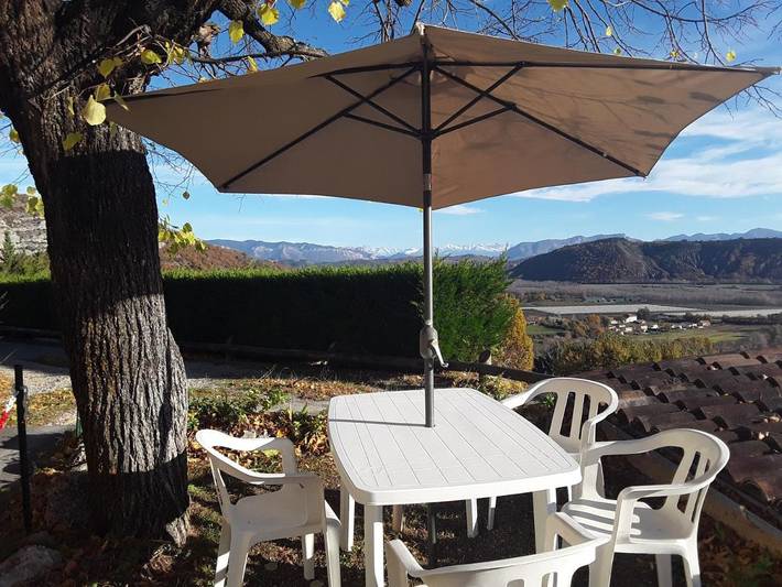 Maison de vacances pour 4 personnes, avec vue et jardin