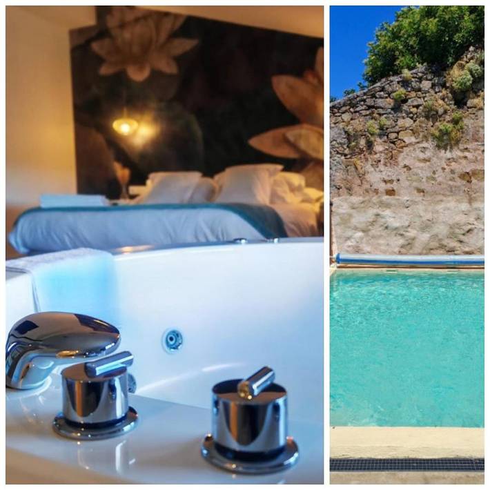 Casa rural con piscina para 2 personas, con piscina además de jardín y jacuzzi en Castilla-La Mancha - 2