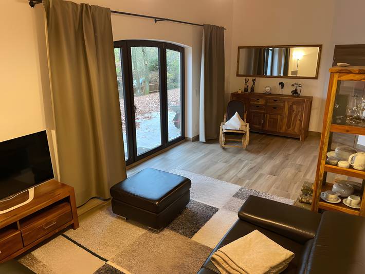 Ferienhaus für 4 Personen, mit Garten und Sauna in Schweppenhausen