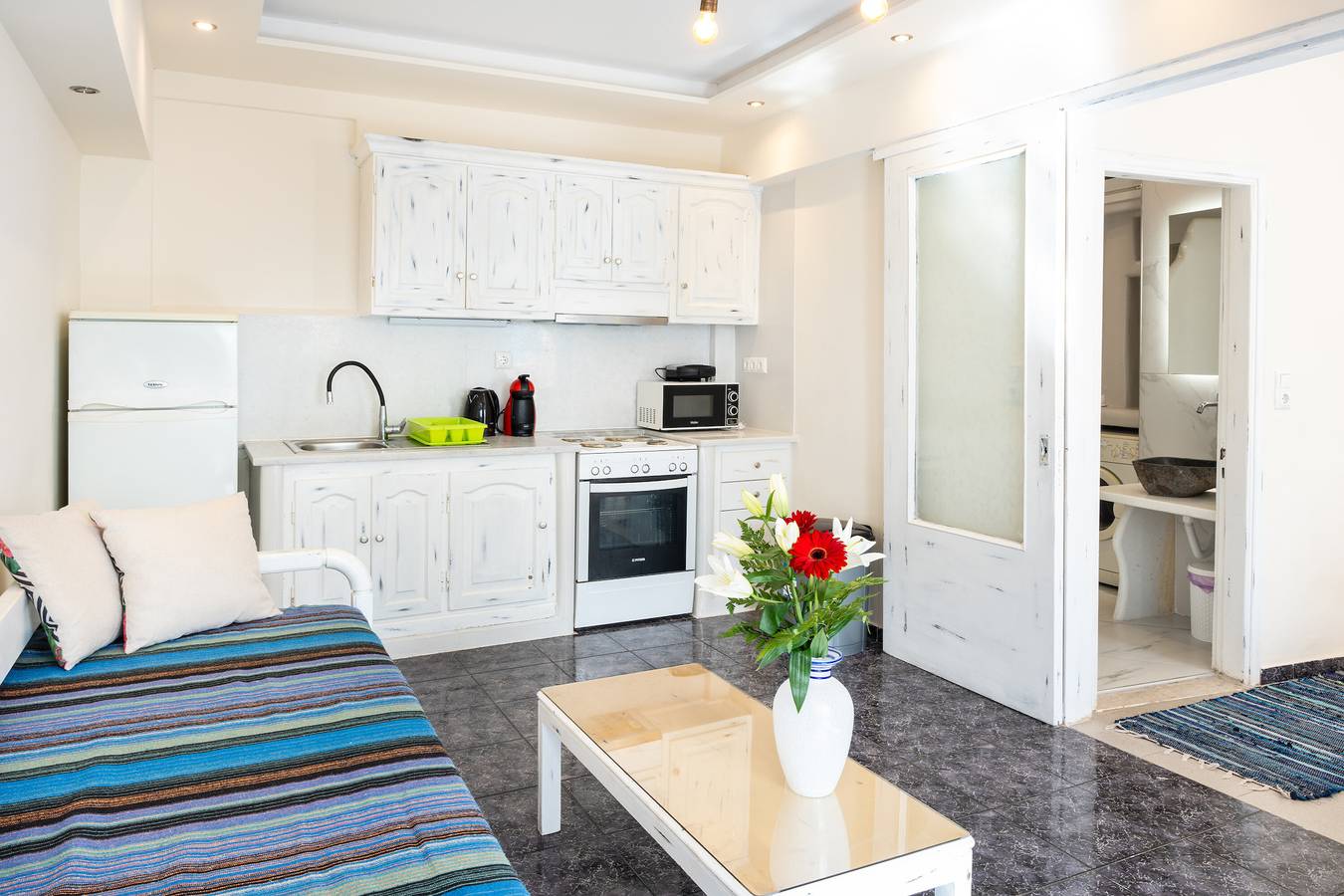Hel leilighet, Apartment 'Lethe House' with Balcony, Wi-Fi and Air Conditioning in Naxos By, Kykladene