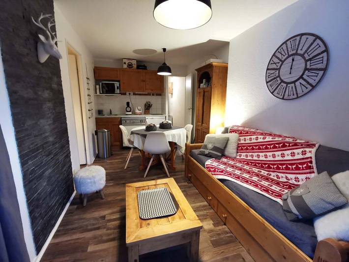 Ganze Wohnung, Charmante Wohnung an der Piste, Les 7 Laux in Prapoutel, Les Adrets